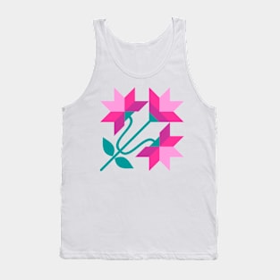 Pink North Carolina Lilies Tank Top